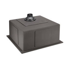 Cefito Kitchen Sink 51X45CM Stainless Steel Basin Single Bowl Black