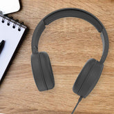 Laser Wired Headphones with 40mm Drivers Black