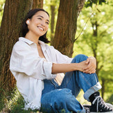 Laser TWS Mini ENC Earbuds LED Display White