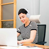 Laser Wired On-Ear Headphone Gray