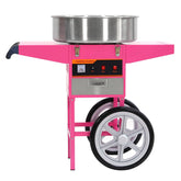 Samland Commercial Fairy Floss Machine with Wheeled Cart