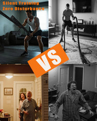 Ropeless Battle Ropes for Home Gym, Cordless Exerciser Rope, Heavy Duty Weighted Wireless Battle Ropes, Exercise Equipment for HIIT, Portable Training Flow rope Working Out for Men Women, Cardio Train