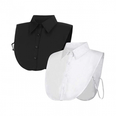 Women's Collar Inserts 2 pcs Removable Collar