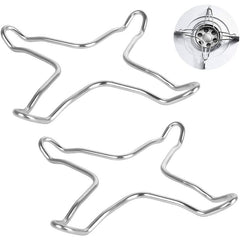 2 pcs Stainless Steel Gas Hob Reducer For Gas Hob, Hob, Hob, Hob, Trivet, Wok Holder, Gas Pot