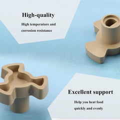 2 pcs Microwave Turntable Coupler Shaft Tray Coupler Bracket For Microwave Turntable ROller Guide Coupling Bracket