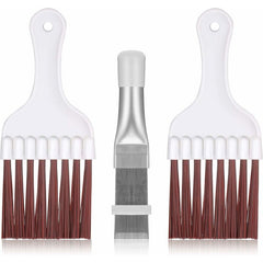 3 pcs Air Conditioner Condenser Cleaning Brush, Stainless Steel Air Conditioner Fin Cleaner, Refrigerator Coil Cleaning