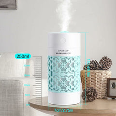 Baby Air Humidifier, 250Ml Mini Air Humidifier, Quiet Humidifier, Waterless Auto Shut-Off Function, Suitable For