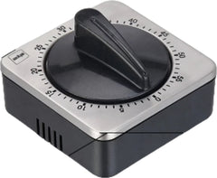 Black Square Analog Kitchen Timer