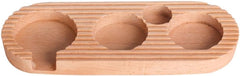 Espresso press holder - Espresso press holder - 58mm wooden coffee press holder - Espresso tools for kitchens, cafes and restaurants