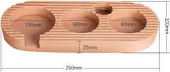 Espresso press holder - Espresso press holder - 58mm wooden coffee press holder - Espresso tools for kitchens, cafes and restaurants
