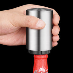 Automatic Corkscrew – Push System, Stainless Steel Color