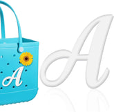 Letter Charms for Bogg Bag,Alphabet Lettering Accessories Charms Compatible with Bogg Bag Original All Models, Insert Decorative Letter for Handbag Beach Tote Bag A