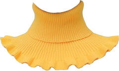 Neck Warmer - Faux Turtleneck - Knitted Warm Neck Warmer - Wearable for Everyday Use - Winter Essential for Women (Yellow)