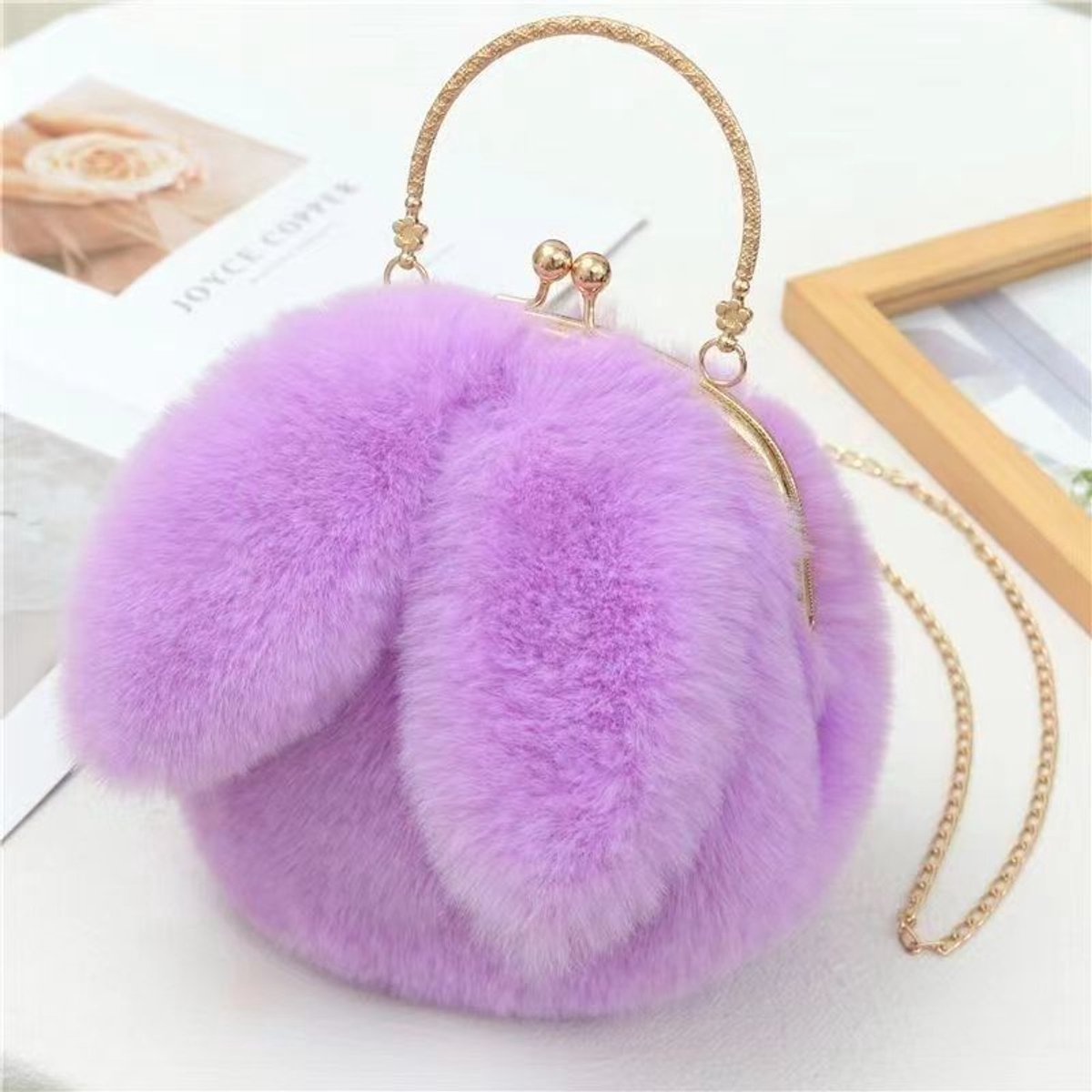 Women's Shoulder Bag - Handbag - Bags with Zipper - Women's Bag - Phone Bag - Shoulder Bag/Crossbody Bag - 20*30cm - Purple