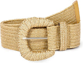 Belts - Women's stretch straw belts - Fashionable Bohemian belts - Rattan belts Raffia women's belts