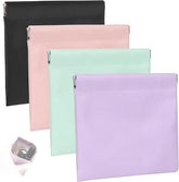 Wallet - Organizer - Women's Wallet - Gift - Gift for Women - Gift for Girlfriend - Gift for Mother - Set of 4 (Pink, Light Green, Light Purple, Black)
