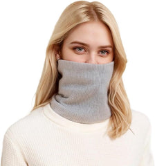 Women's Scarves (2-pack) - Neck Warmer - Winter Scarves for Women - Fleece Neck Warmer - Unisex Winter Neck Warmer - Suitable for Motorcycling, Skiing, Cycling, etc. - Gray, Pink