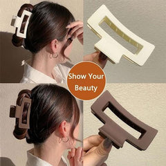 Thick Hair Clips - Large Hair Clips - Rectangular Thick Hair Clips - Non-Slip Thick Hair Clips for Adults - For Girls with Thick Hair - 8 Pieces