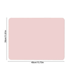 Dish Drying Mat, High Absorbent Soft Diatomite Dish Drainer Mat for Kitchen Countertop, Sink and Draining Rack, Quick Dry Kitchen Mat, Hot Pink, 12x16 Inch