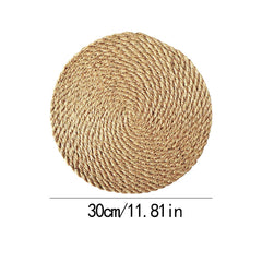 Heat Resistant Table Trivet Mat, Woven Insulation Pad for Hot Pots Pans Dishes, Kitchen Countertop Placemat