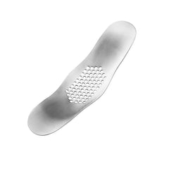 Stainless Steel Garlic Press Mincer Rocker, 1 Pack Garlic Crusher Peeler Grater for Kitchen, Garlic and Ginger Grater Tool