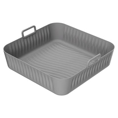 Silicone Air Fryer Liner Compatible with Cosori, Washable, Gray