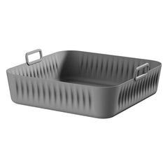 Silicone Air Fryer Liner Compatible with Cosori, Washable, Gray