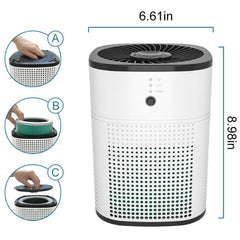 Air Purifier Replacement Filter Compatible with MORENTO, Loytio, AYAFATO, IOIOW, HY1800 Home Air Cleaner Spare Part