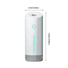 USB Powered Waterless Aroma Diffuser, 50 mL Adjustable Scent Machine with Timer and LED Display for Bedrooms, White