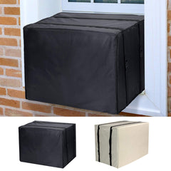 Window Air Conditioner Cover, Outdoor Waterproof Dustproof AC Unit Protection Cover, S, Beige