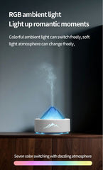 Home Aroma Diffuser Humidifier with Night Light, Black, Holiday Present