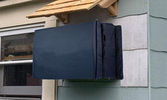 Outdoor Window Air Conditioner Cover, Waterproof Snowproof Dustproof Window AC Unit Protective Cover, 64×53×44cm