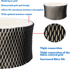 HWF62 Humidifier Filter Replacement, Compatible with for HWF62CS HWF62D SF212, Fits Sunbeam Models SCM1100, SCM1701, SCM1702, SCM1762(4 Pcs) -