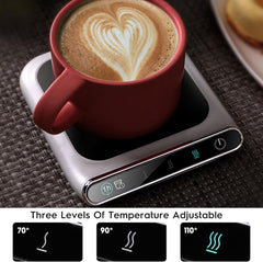 Mug warmer - temperature warmer with three speeds - cup warmer - heated coaster - mug warmer - USB cup warmer - coffee warmer