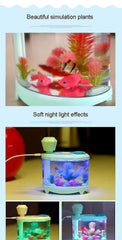 460ml USB Air Humidifier with Colorful Night Light, Cool Mist Maker