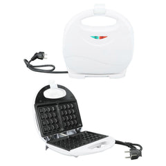 750W Mini Waffle Maker - Nonstick Aluminum Alloy Waffle Iron for Breakfast, Easy to Use