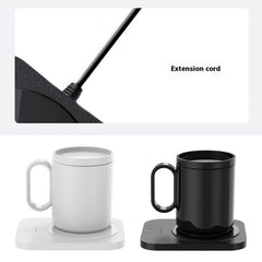 White Electric Coffee Mug Warmer, 55degree Constant Temp Cup Warmer