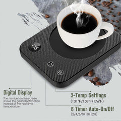 Smart Electric Coffee Beverage Warmer for Desk or Home