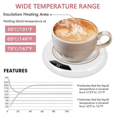 Coffee Mug Warmer with Auto Shut Off, 3 Temp Settings