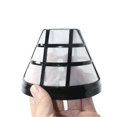 2 Pack Reusable Coffee Maker Basket Filters No.4 Fit 8-12 Cup Drip Machines