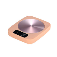 Electric Coffee Mug Warmer Milk Food Hot Plate Cup Warmer for Home Office Pink