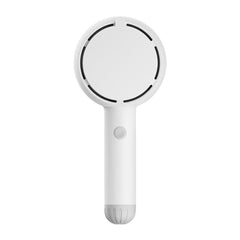 Mini Handheld Fan with LED Light Makeup Mirror Rechargeable Portable Fan White