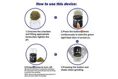 Mini Automatic Herb Grinder Spice Grinder USB Rechargeable-ST1