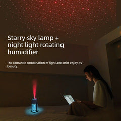 Star Projector Air Humidifier, Suitable for Home and Car Use - Pink