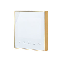 Smart Thermostat Multifunction Programmable Thermostat for Air Conditioner Water Heating Underfloor Heating AC220V Gold