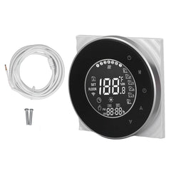 Smart Floor Heat Thermostat Voice Phone Control LCD Touch Screen WiFi Thermostat for Electric Heating Systems 95‑240VAC