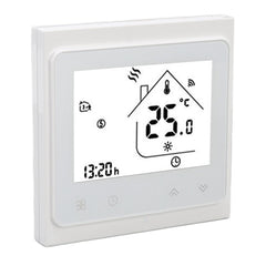 Smart Thermostat for Zigbee Mobile Phone App Voice Control Smart Remote Water Heating Thermostat AC 95‑240V White