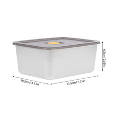Compact Stainless Steel Lunch Boxes Plated Silver Stackable for Kitchen 2Pcs