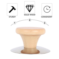 2pcs Pot Lid Knob Kitchen Cookware Replacement Pan Pot Knob Lid Knob Cap Handles