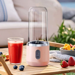 Personal Blender Portable Blender Smoothie Blender Protein Shake Blender Juice - Pink - Size Single cup